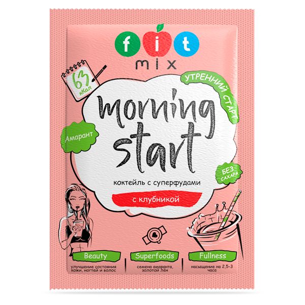 Коктейль Fit Mix Morning Start, 20 гр, Компас здоровья