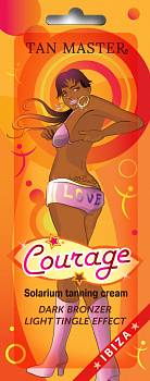 Крем для загара в солярии Courage, Tan Master, 15 мл фото в интернет-магазине "Люблена"