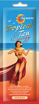 Крем для загара в солярии Tropical Tan Energy, Tan Master, 15 мл фото в интернет-магазине "Люблена"